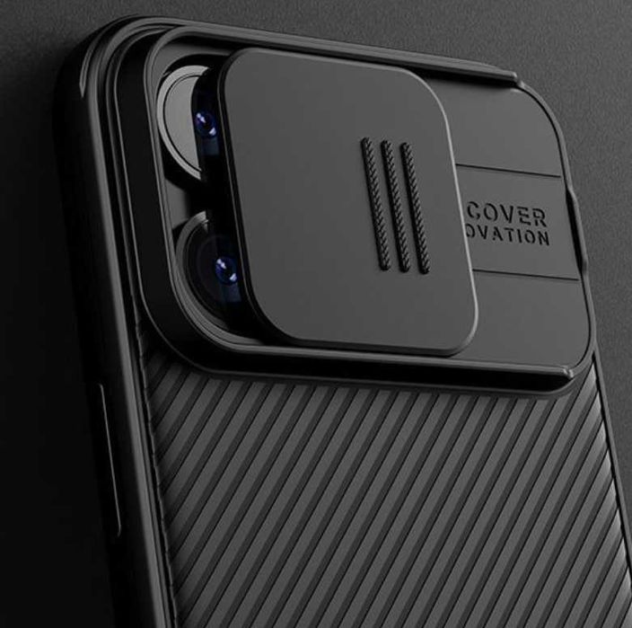 Etui Nillkin CamShield Pro do iPhone 15 Pro Max [czarne]