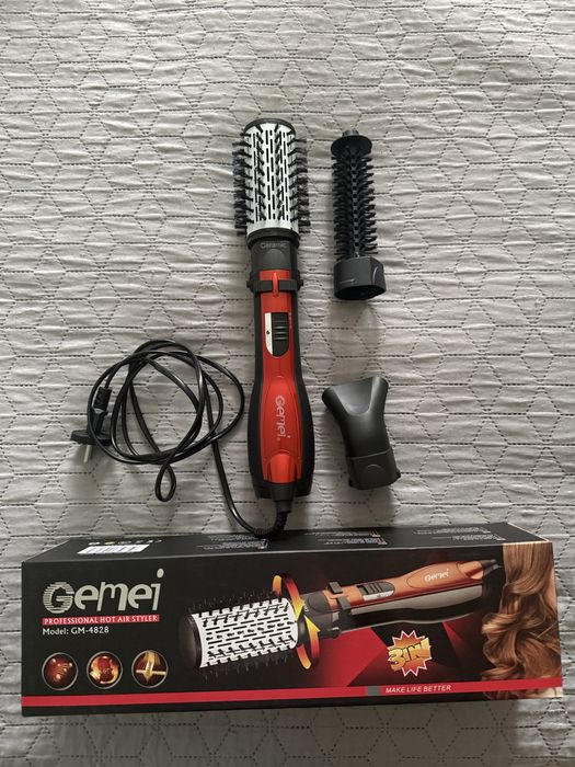 Фен-щітка 3-в-1  Gemei