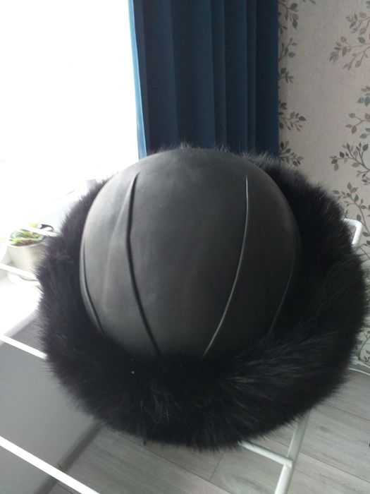 Płaszcz długi z naturalnej skóry 46/48 XXXL