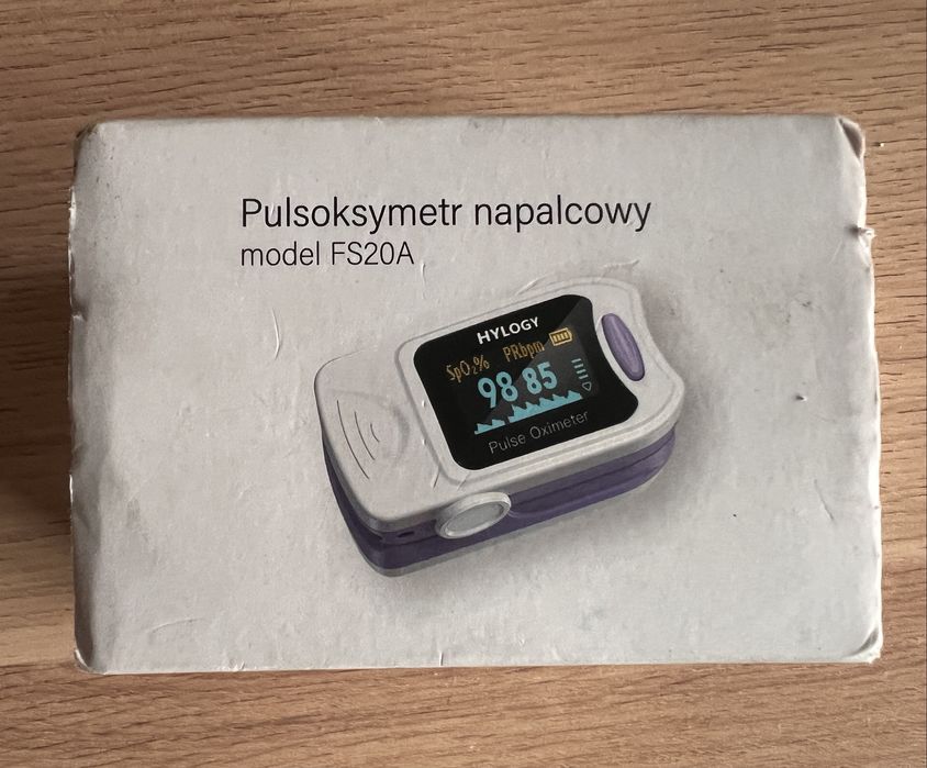 Pulsoksymetr Napalcowy FS20A Hylogy, nowy