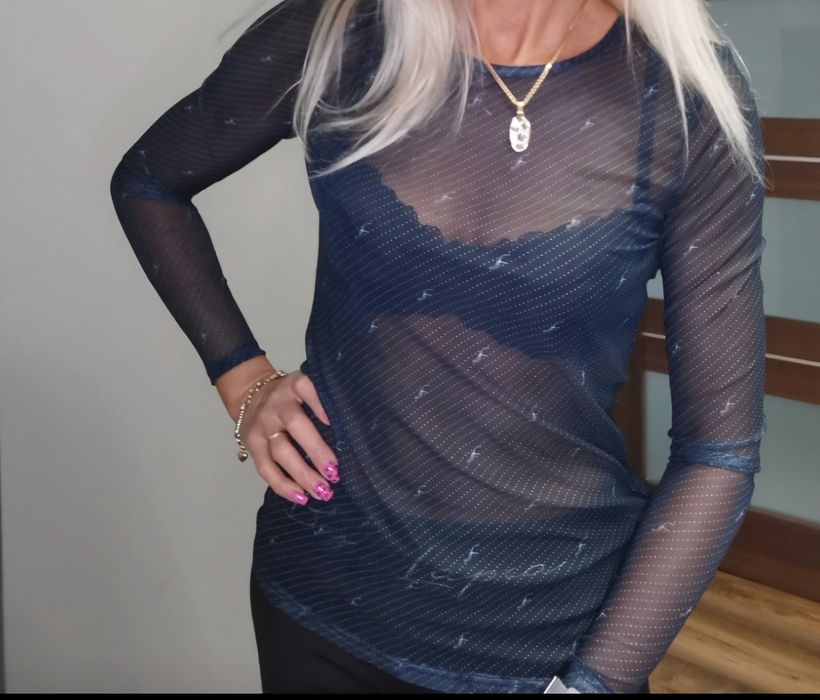 Nowa bluzka z siateczki