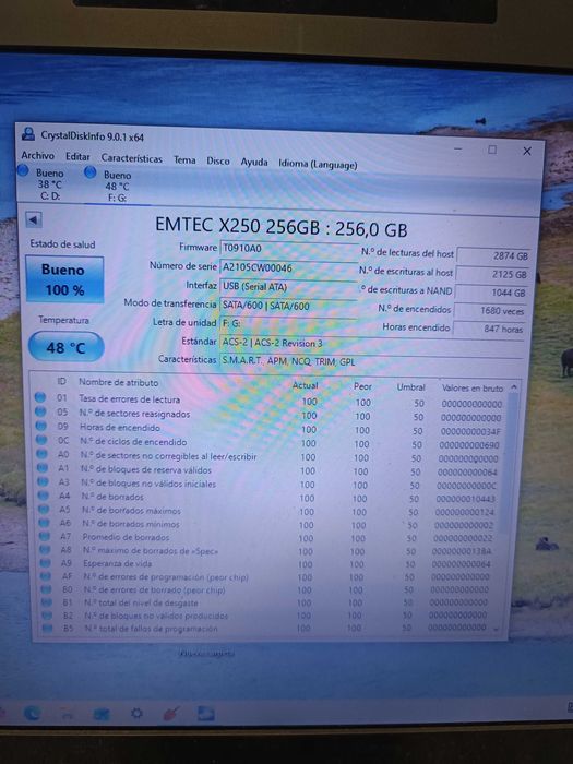 Ssd emtec 256gb m2 2280