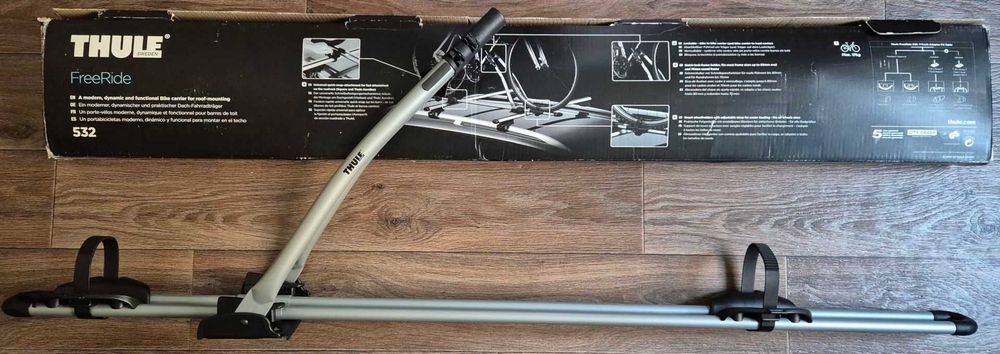 Кріплення для велосипеда на дах Thule FreeRide 532: Найнадійніше кріплення для велосипеда (2 ключі, коробка). Ідеальний стан!