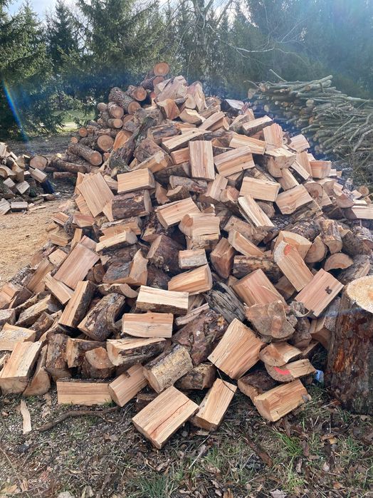 Drewno opałowe dąb, brzoza, sosna suche