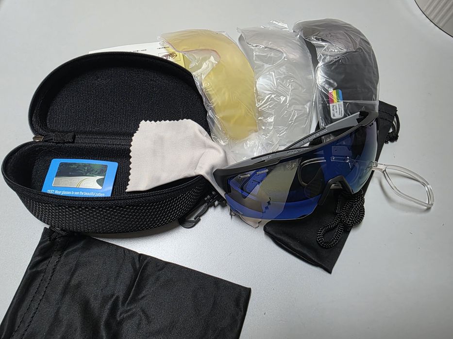 Óculos Ciclismo Novos - Lentes Polarizadas