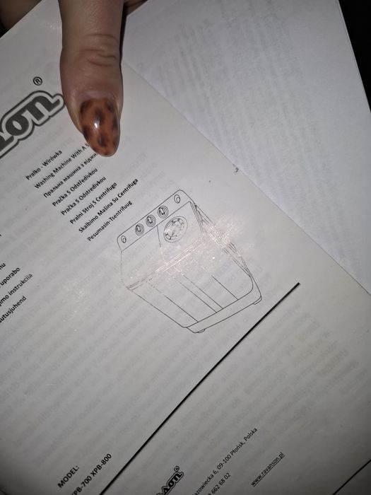 Nowa Pralka Ravanson