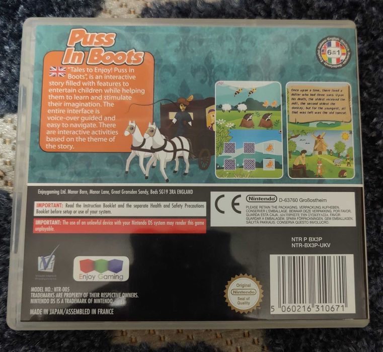 Puss In Boots - Tales To Enjoy nintendo DS