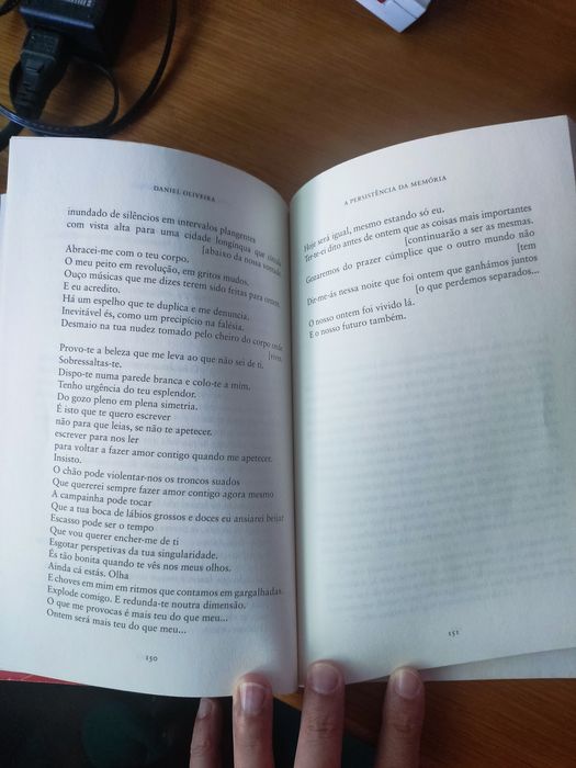 Livro de Daniel Oliveira - a persistência da memória