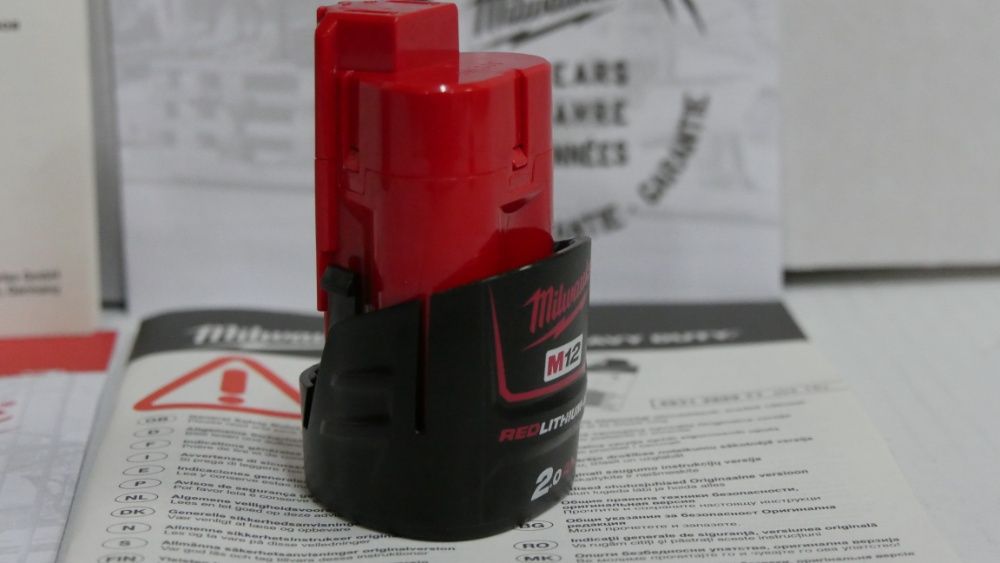MILWAUKEE bateria 12v 2Ah akumulator wkretarka klucz pila
