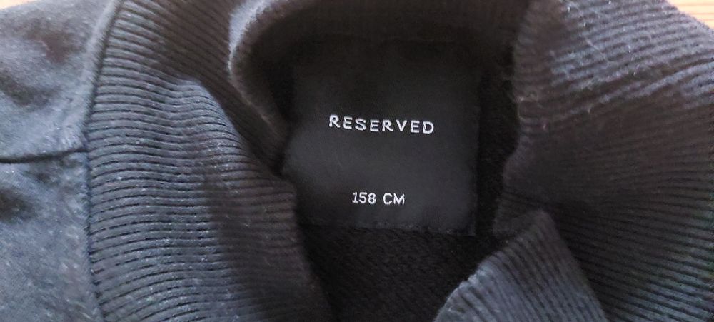 Czarna bluza z koniem Reserved r.158