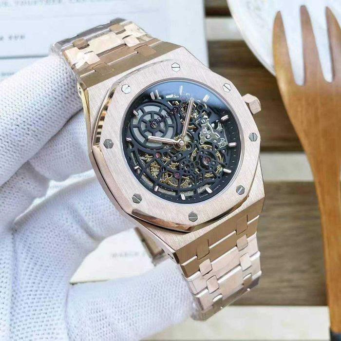 Годинник автоматичний Audemars Piguet Royal Oak Openworked skeleton golden