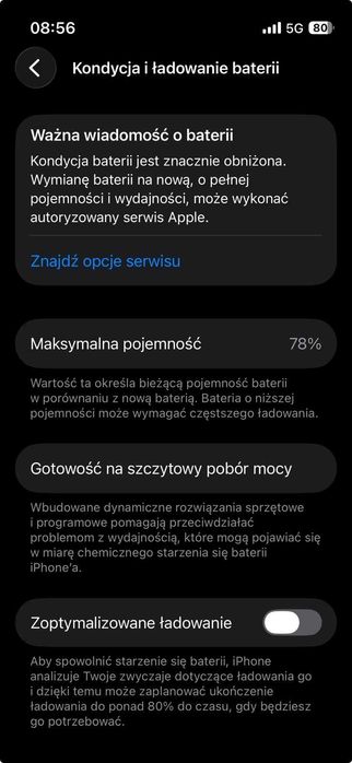 IPhone 13 mini Biały, Jak nowy