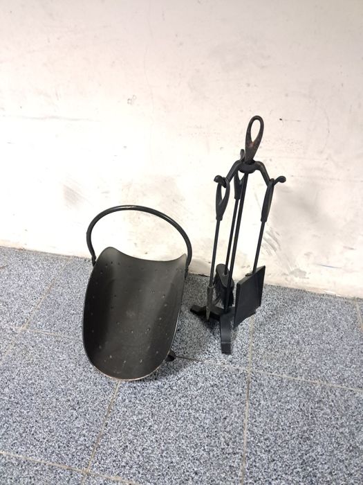 Utensílios de lareira