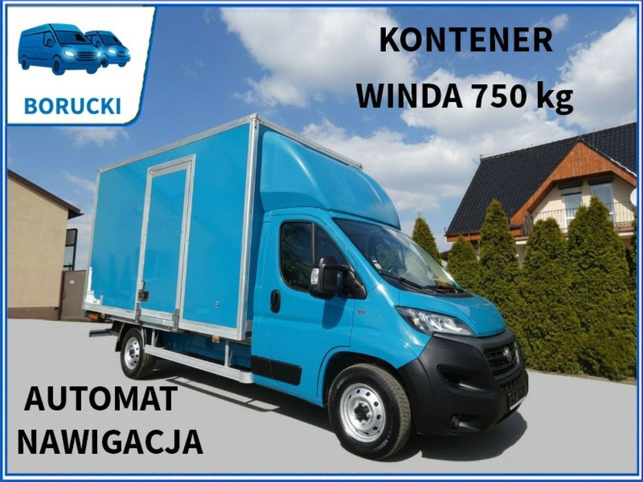 Fiat Ducato  KONTENER WINDA 750 kg DRZWI BOCZNE, AUTOMAT