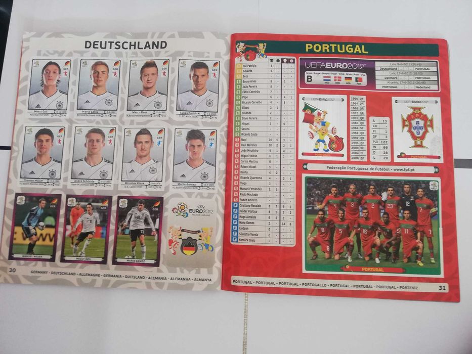 Caderneta completa EURO2012 Poland-Ukraine