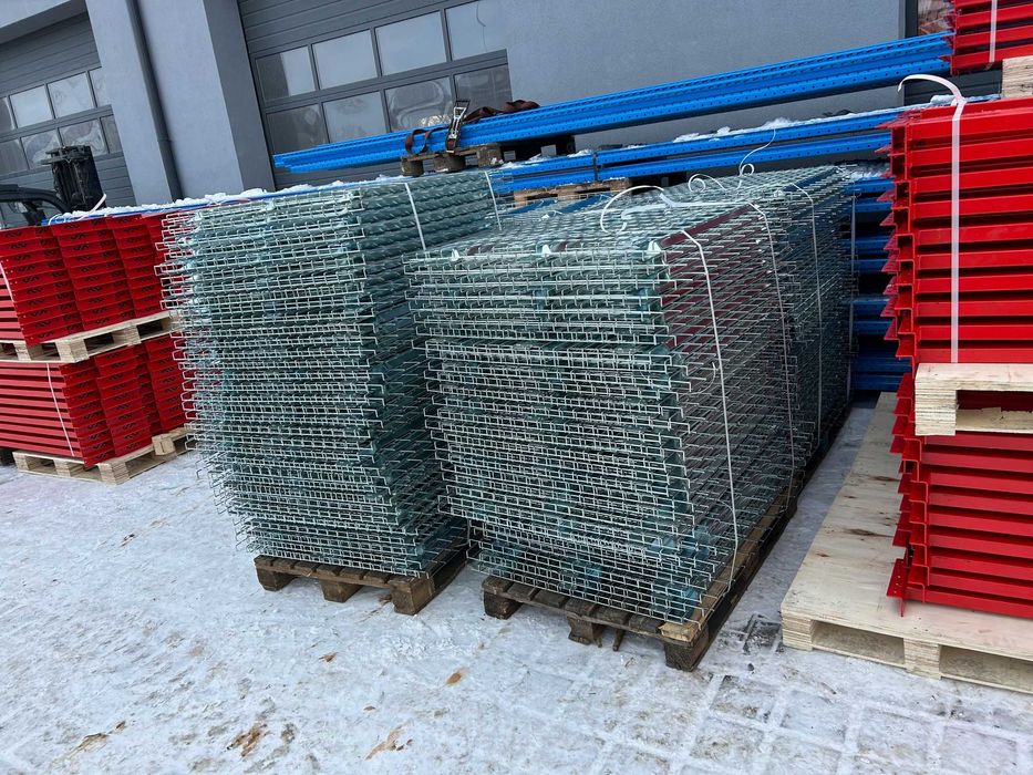 Regały paletowe magazynowe przemysłowe Mago MGL HX trawersy 360cm hala