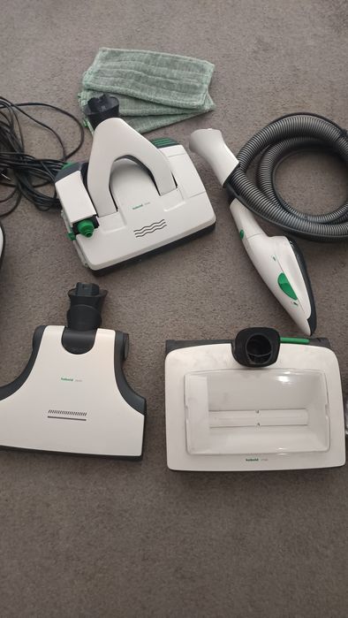 Vorwerk Kobold VK200 – Kit Completo + Limpa‑Vidros + Acessórios (Excelente Estado)