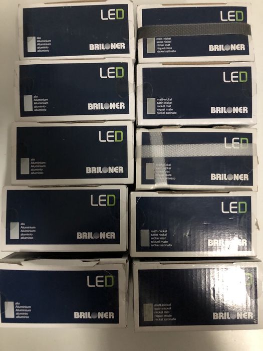 Conjunto de 10 projectores leds