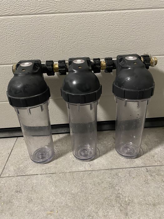 Zestaw 3 filtrów do wody DAFI, obudowa filtra DAFI 3szt