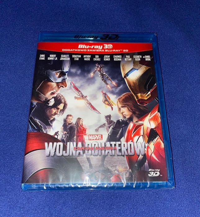 Zestaw Marvel 2D+3D Blu-Ray PL