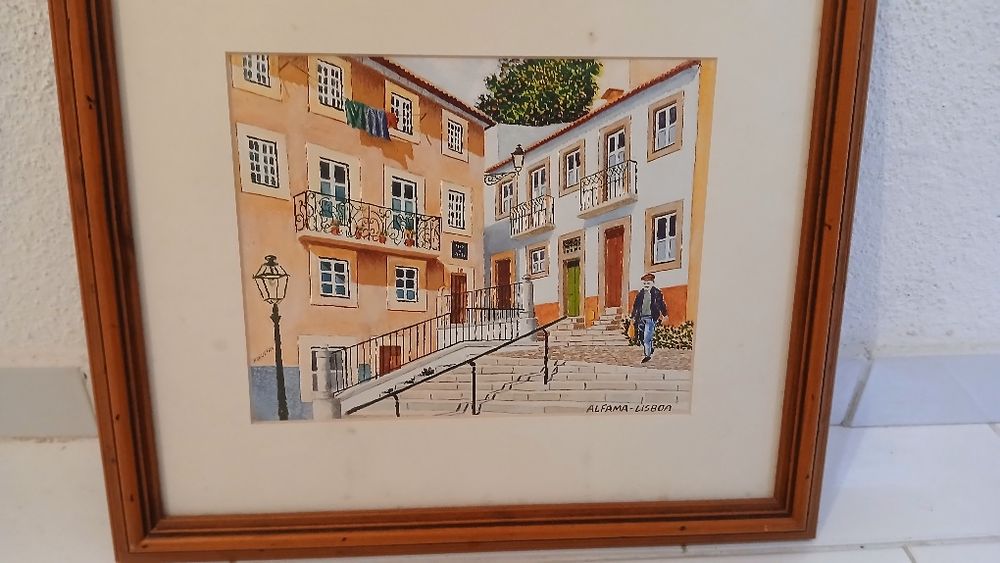 Quadro decorativo lisboa alfama.