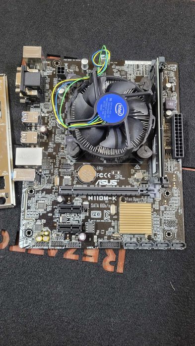 Комплект S1151 ASUS H110M-K + i3 6100 3M Cache, 3.70 GHz  BOX + 4GB DDDR4