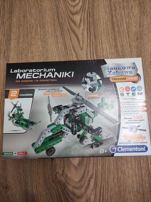 laboratorium mechaniki, na wodzie i w powietrzu, Clementoni