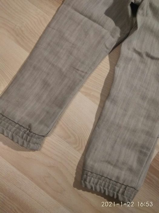 Spodnie dziewczęce typu jogger rozmiar 98