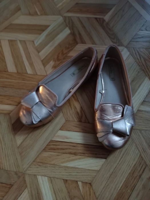 Złote buciki Zara rozm 32