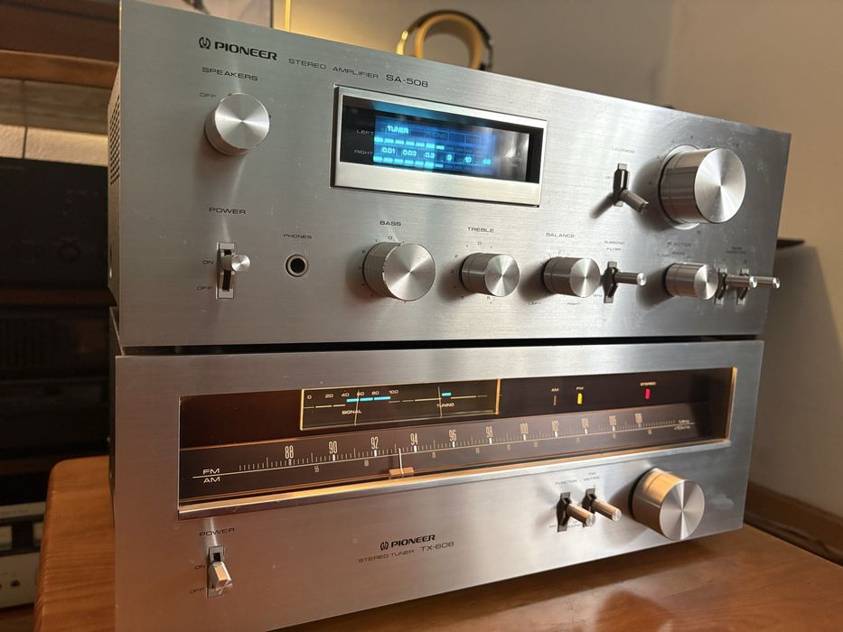 Conjunto Amplificador Pioneer SA-508 + Tuner TX-608