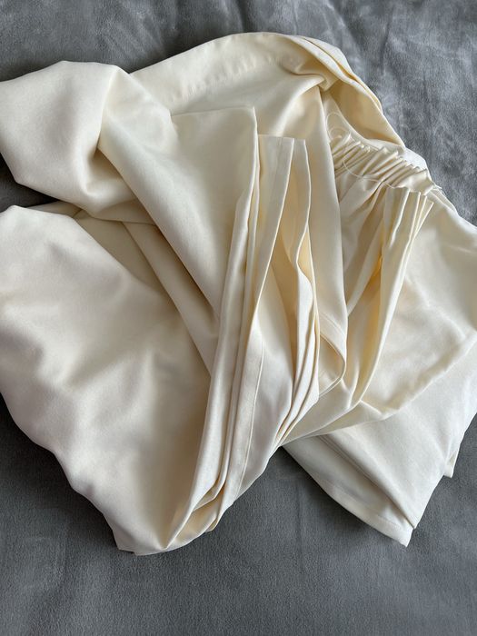 Zasłony kremowe wysokość 255 cm - 2 sztuki (zestaw)