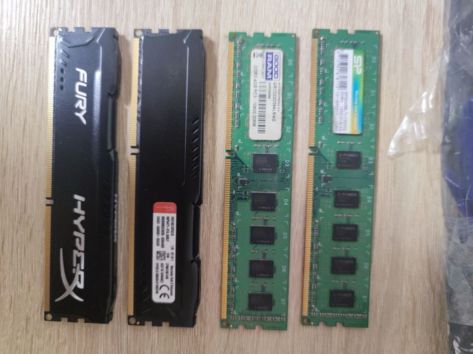 DDR3 16 gb (4x4gb) 1333-1866Mhz