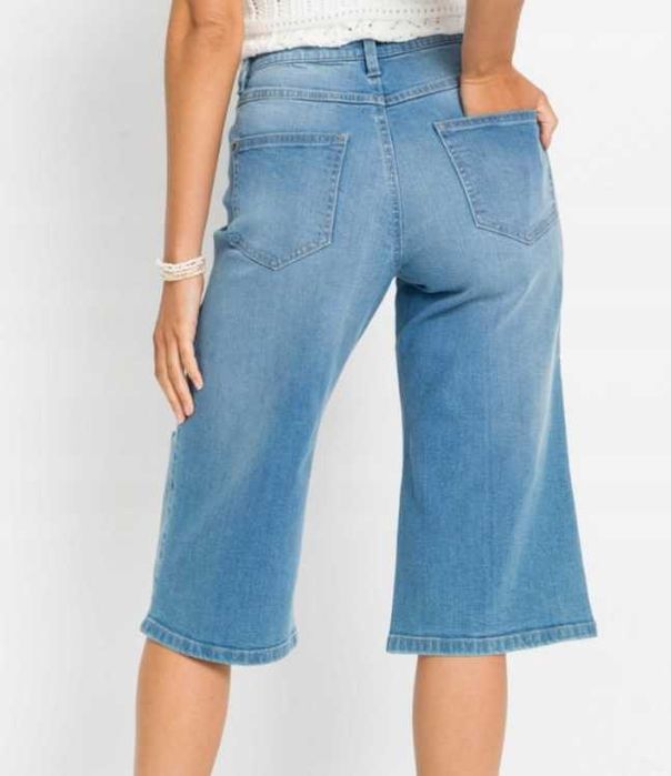 Dżinsowe bermudy wysoki stan 38/40