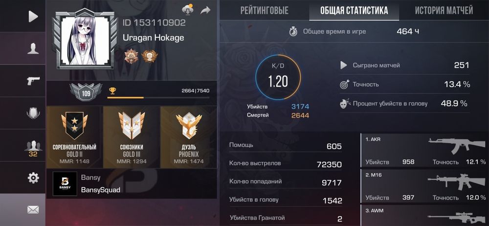 Аккаунт Standoff 2