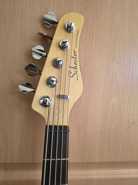 Schecter CV-5 Gloss Natural - gitara basowa 5-strunowa