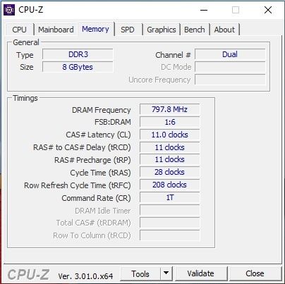 Laptop Asus X552C X550CL 8GB ramu