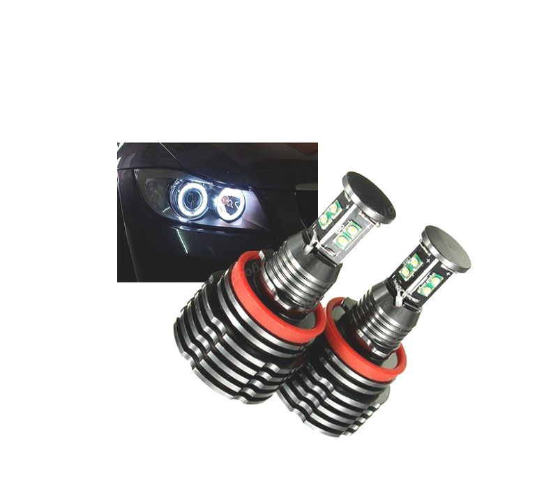 LÂMPADAS ANGEL EYES LED 40W COR BRANCA E92 E93 E90 E91