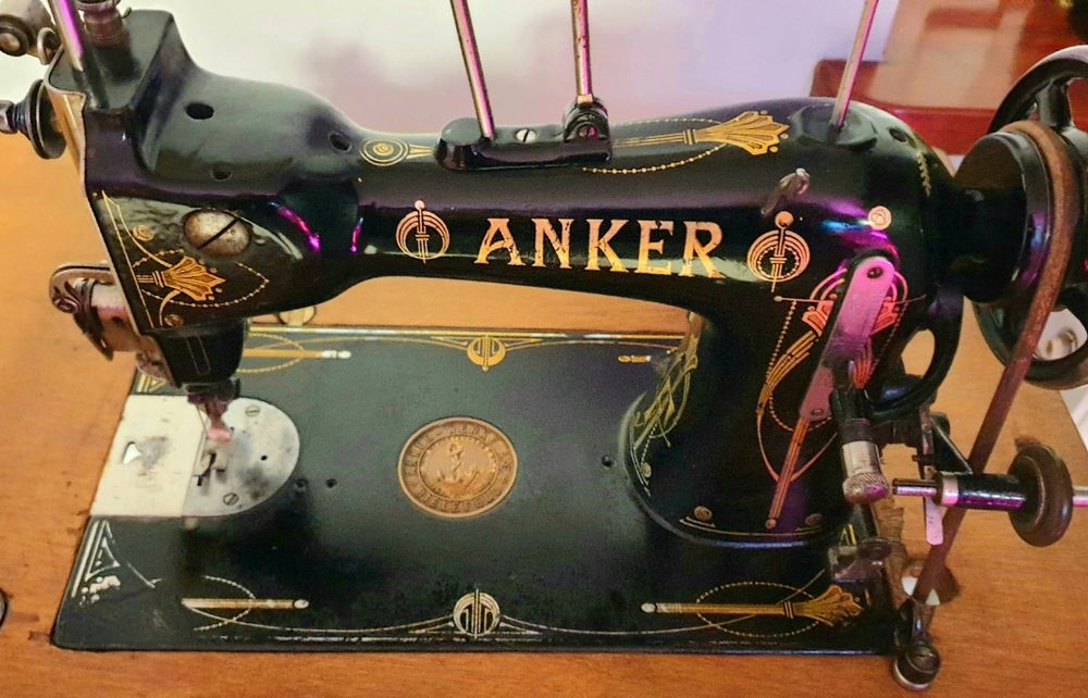 Sliczna,  zabytkowa maszyna do szycia ANKER  , CUDO , RZADKOSC  !