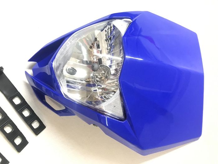 LAMPA REFLEKTOR Enduro Cross Yamaha WR Niebieska REFLEKTOR