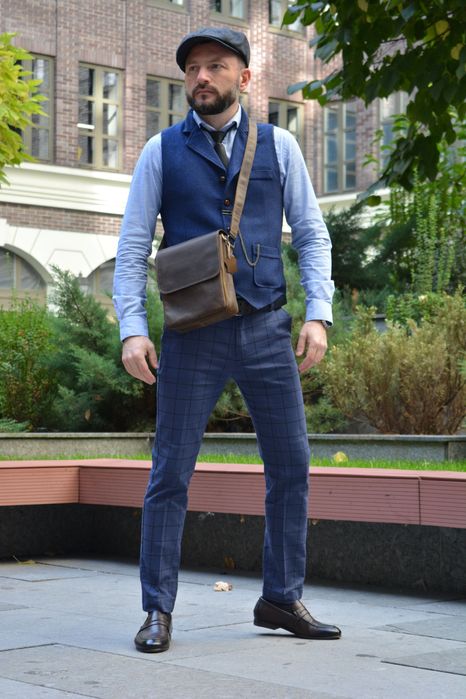 Сумка чоловіча ручної роботи з натуральної шкіри сумка мужская кожаная