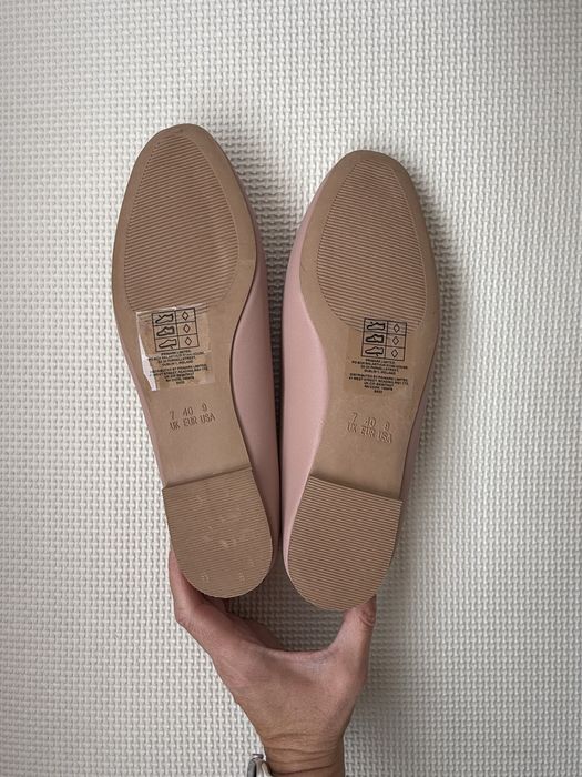 Baleriny blady róz 40