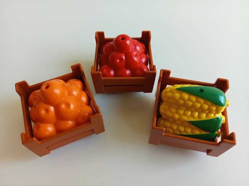 Klocki LEGO Duplo - skrzynki z warzywami i owocami