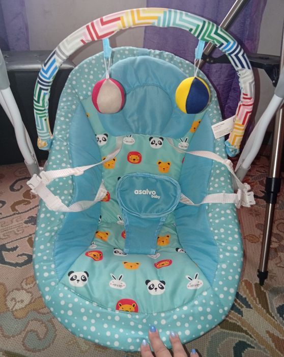 Espreguiçadeira baloiço musical Asalvo Baby