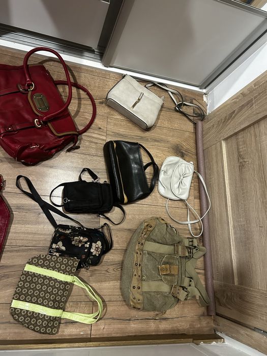 Używane torebki na ramie lub do ręki