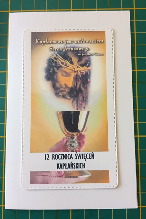 Kartki na rocznicę święceń kapłańskich prymicje
