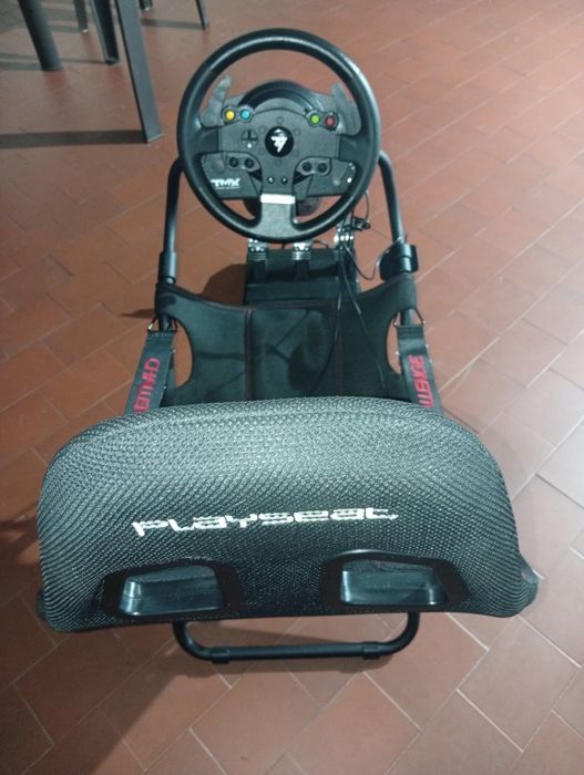 Conjunto Sim Racing : Playseat+ volante e pedais
