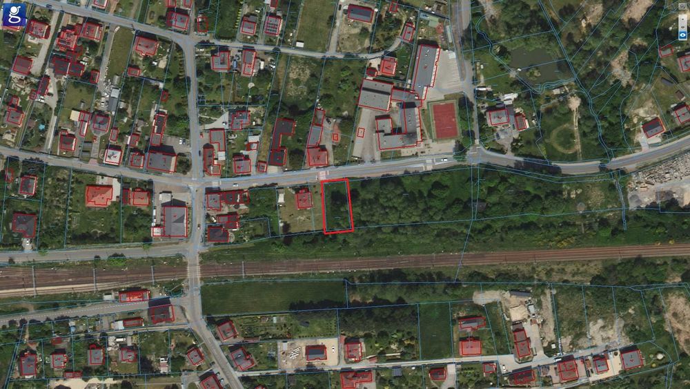 Nieduża działka budowlana w samym centrum dzielnicy Orzesze - Jaśkowice