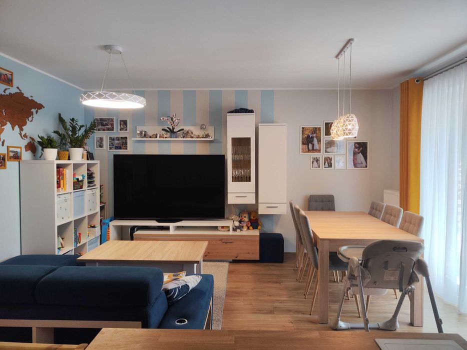 Dwustronne mieszkanie 74 m2 | 4 pokoje | balkon 9 m2 | komórka | garaż podziemny | ul. Kajdasza Jagodno, Wrocław