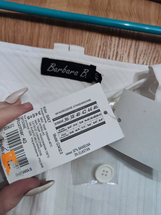 Elegancki garnitur damski komplet marynarka żakiet i długie spodnie