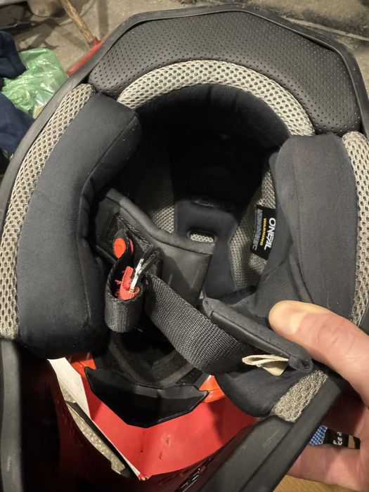 O'neal 1SRS Kask SOLID red + gogle scott quad dh hulajnoga 57/58 cm